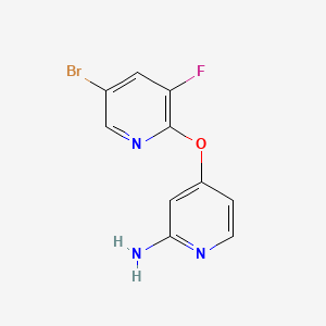 4-[(5-Bromo-3-fluoro-2-pyridyl)oxy]pyridin-2-amine