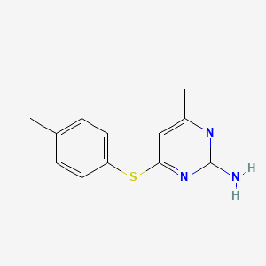 4-Methyl-6-(p-tolylthio)pyrimidin-2-amine