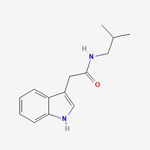 molecular formula C14H18N2O B14913258 2-(1h-Indol-3-yl)-N-isobutylacetamide 