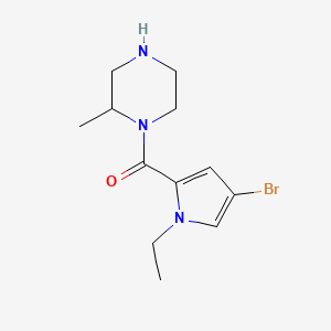 (4-Bromo-1-ethyl-1h-pyrrol-2-yl)(2-methylpiperazin-1-yl)methanone