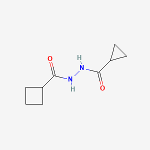 N'-(cyclopropanecarbonyl)cyclobutanecarbohydrazide