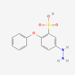 5-Hydrazino-2-phenoxybenzenesulfonic acid