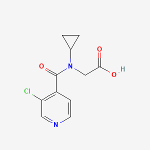 n-(3-Chloroisonicotinoyl)-n-cyclopropylglycine