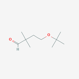 molecular formula C10H20O2 B1491334 4-(Tert-butoxy)-2,2-dimethylbutanal CAS No. 1995439-32-1