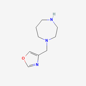 molecular formula C9H15N3O B1491335 1-[(1,3-Oxazol-4-yl)methyl]-1,4-diazepane CAS No. 1878022-07-1