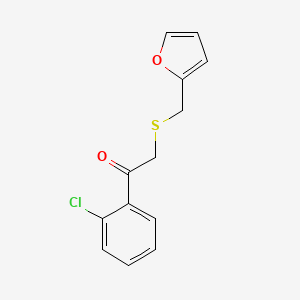 1-(2-Chlorophenyl)-2-((furan-2-ylmethyl)thio)ethan-1-one