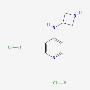 molecular formula C8H13Cl2N3 B1491337 N-(azetidin-3-yl)pyridin-4-amine dihydrochloride CAS No. 2098124-57-1