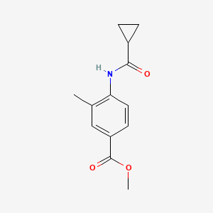 Methyl 4-(cyclopropanecarboxamido)-3-methylbenzoate