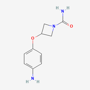 3-(4-Aminophenoxy)azetidine-1-carboxamide