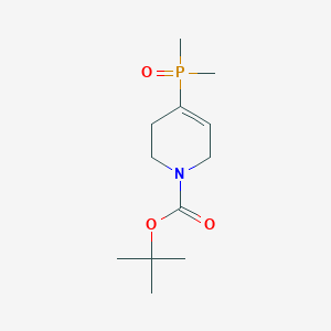 molecular formula C12H22NO3P B14913421 tert-Butyl 4-(dimethylphosphoryl)-3,6-dihydropyridine-1(2H)-carboxylate 