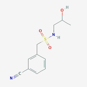 1-(3-cyanophenyl)-N-(2-hydroxypropyl)methanesulfonamide