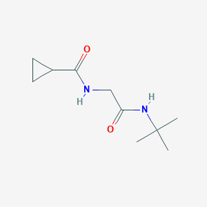 molecular formula C10H18N2O2 B14913444 n-(2-(Tert-butylamino)-2-oxoethyl)cyclopropanecarboxamide 