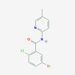 5-bromo-2-chloro-N-(5-methylpyridin-2-yl)benzamide