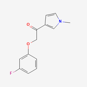 2-(3-fluorophenoxy)-1-(1-methyl-1H-pyrrol-3-yl)ethan-1-one