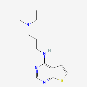 n1,n1-Diethyl-n3-(thieno[2,3-d]pyrimidin-4-yl)propane-1,3-diamine