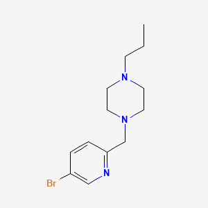 1-((5-Bromopyridin-2-yl)methyl)-4-propylpiperazine