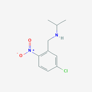 n-(5-Chloro-2-nitrobenzyl)propan-2-amine