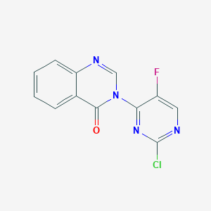 3-(2-chloro-5-fluoropyrimidin-4-yl)quinazolin-4(3H)-one