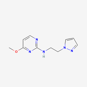 n-(2-(1h-Pyrazol-1-yl)ethyl)-4-methoxypyrimidin-2-amine