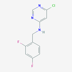 6-chloro-N-(2,4-difluorobenzyl)pyrimidin-4-amine