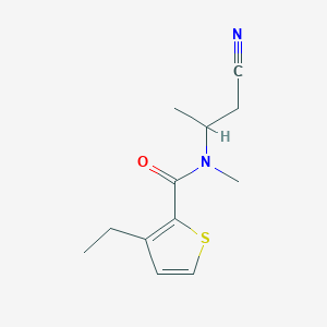 N-(1-cyanopropan-2-yl)-3-ethyl-N-methylthiophene-2-carboxamide