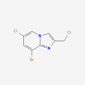 8-Bromo-6-chloro-2-(chloromethyl)imidazo[1,2-a]pyridine