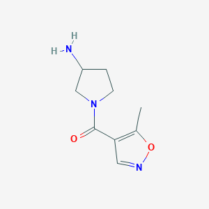 (3-Aminopyrrolidin-1-yl)(5-methylisoxazol-4-yl)methanone