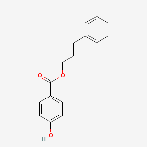 molecular formula C16H16O3 B14913768 3-Phenylpropyl 4-hydroxybenzoate 