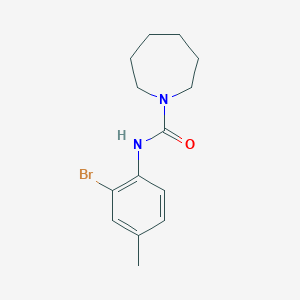 N-(2-bromo-4-methylphenyl)azepane-1-carboxamide