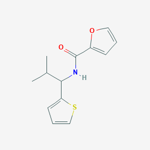 n-(2-Methyl-1-(thiophen-2-yl)propyl)furan-2-carboxamide