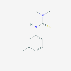 molecular formula C11H16N2S B14913847 3-(3-Ethylphenyl)-1,1-dimethylthiourea 