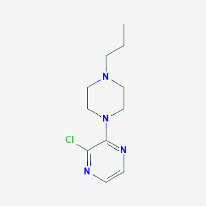 2-Chloro-3-(4-propylpiperazin-1-yl)pyrazine