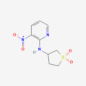 3-((3-Nitropyridin-2-yl)amino)tetrahydrothiophene 1,1-dioxide