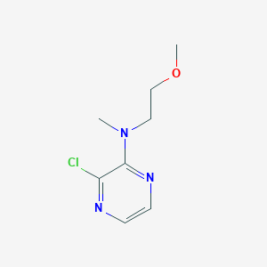 molecular formula C8H12ClN3O B1491387 3-chloro-N-(2-methoxyethyl)-N-methylpyrazin-2-amine CAS No. 1247131-86-7