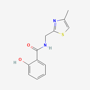 2-Hydroxy-N-((4-methylthiazol-2-yl)methyl)benzamide