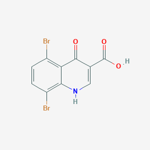 5,8-Dibromo-4-oxo-1,4-dihydroquinoline-3-carboxylic acid