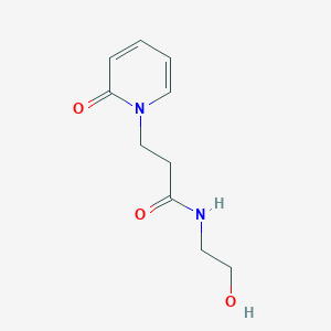 n-(2-Hydroxyethyl)-3-(2-oxopyridin-1(2h)-yl)propanamide