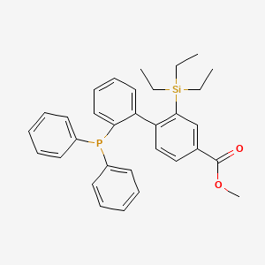 Methyl 2'-(diphenylphosphanyl)-2-(triethylsilyl)-[1,1'-biphenyl]-4-carboxylate