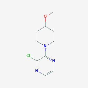 2-Chloro-3-(4-methoxypiperidin-1-yl)pyrazine