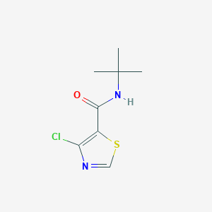 molecular formula C8H11ClN2OS B14913991 n-(Tert-butyl)-4-chlorothiazole-5-carboxamide 