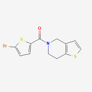 molecular formula C12H10BrNOS2 B14914004 (5-Bromothiophen-2-yl)(6,7-dihydrothieno[3,2-c]pyridin-5(4h)-yl)methanone 