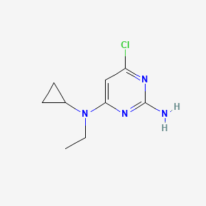 6-chloro-N4-cyclopropyl-N4-ethylpyrimidine-2,4-diamine