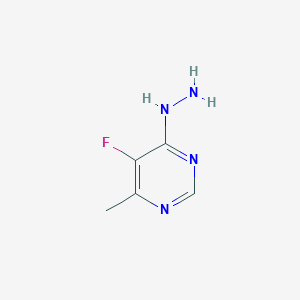 5-Fluoro-4-hydrazinyl-6-methylpyrimidine