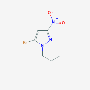 5-bromo-1-(2-methylpropyl)-3-nitro-1H-pyrazole