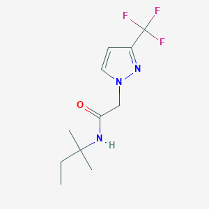 n-(Tert-pentyl)-2-(3-(trifluoromethyl)-1h-pyrazol-1-yl)acetamide