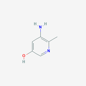 molecular formula C6H8N2O B14914103 5-Amino-6-methylpyridin-3-ol 