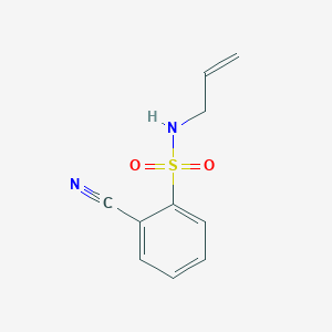 molecular formula C10H10N2O2S B14914151 n-Allyl-2-cyanobenzenesulfonamide 