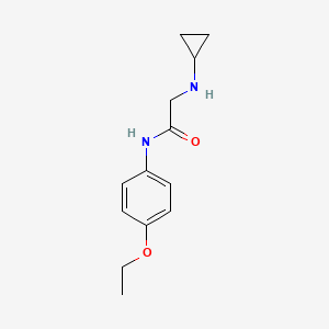 molecular formula C13H18N2O2 B14914184 2-(cyclopropylamino)-N-(4-ethoxyphenyl)acetamide 