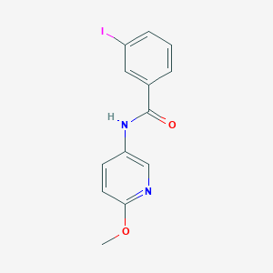 molecular formula C13H11IN2O2 B14914186 3-iodo-N-(6-methoxypyridin-3-yl)benzamide 