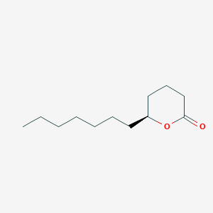 molecular formula C12H22O2 B149142 (S)-6-Heptyltetrahydro-2H-pyran-2-one CAS No. 108943-47-1